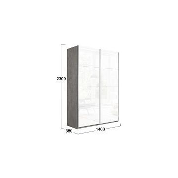 Шкаф-купе 2-х дверный «Траст» СШК 2.140.70-15.15 [Шкаф-купе 2-х дверный «Траст»] 