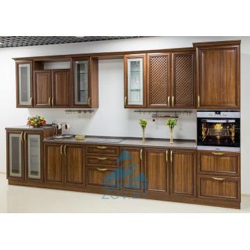 Кухня из МДФ  Турин 3 орех